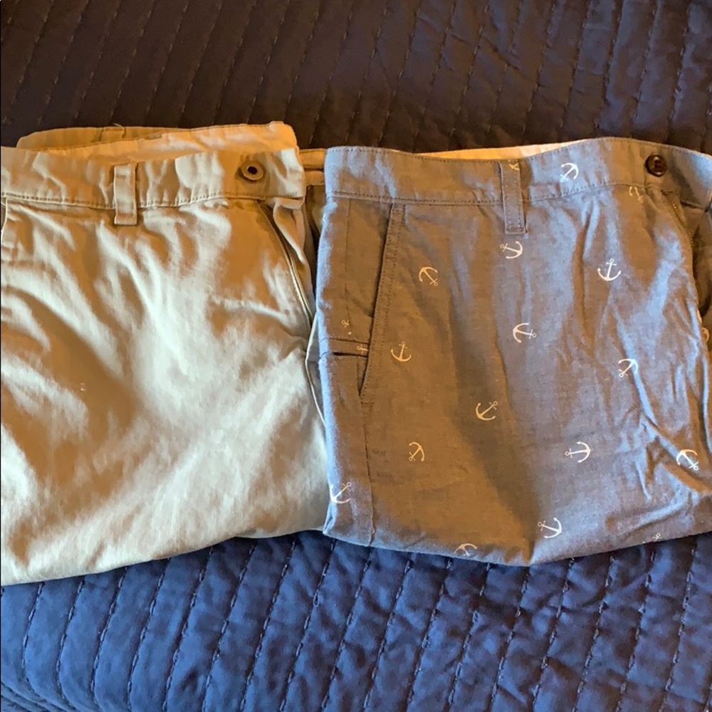 DC Khaki Short and Dockers Blue Anchor Short